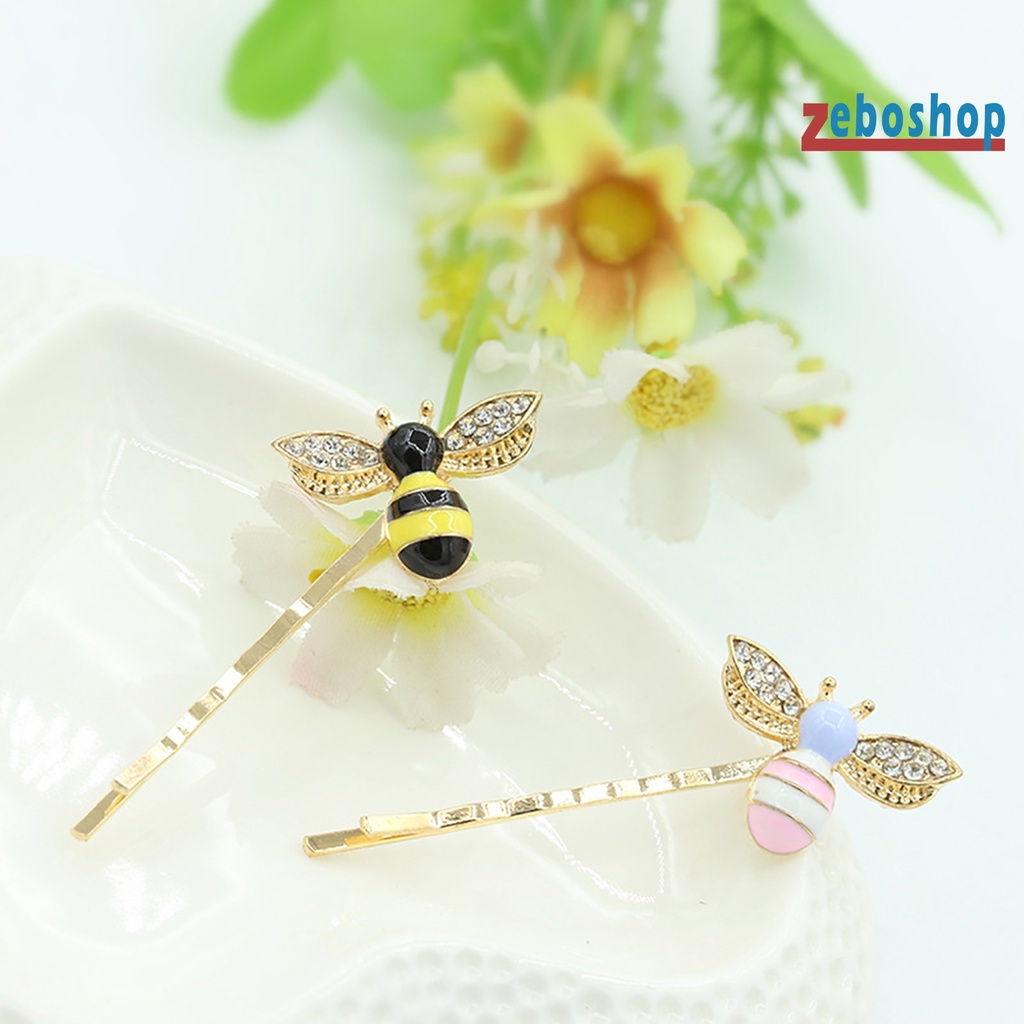 Kẹp Tóc Hình Con Ong Đính Đá Thời Trang Cho Nữ