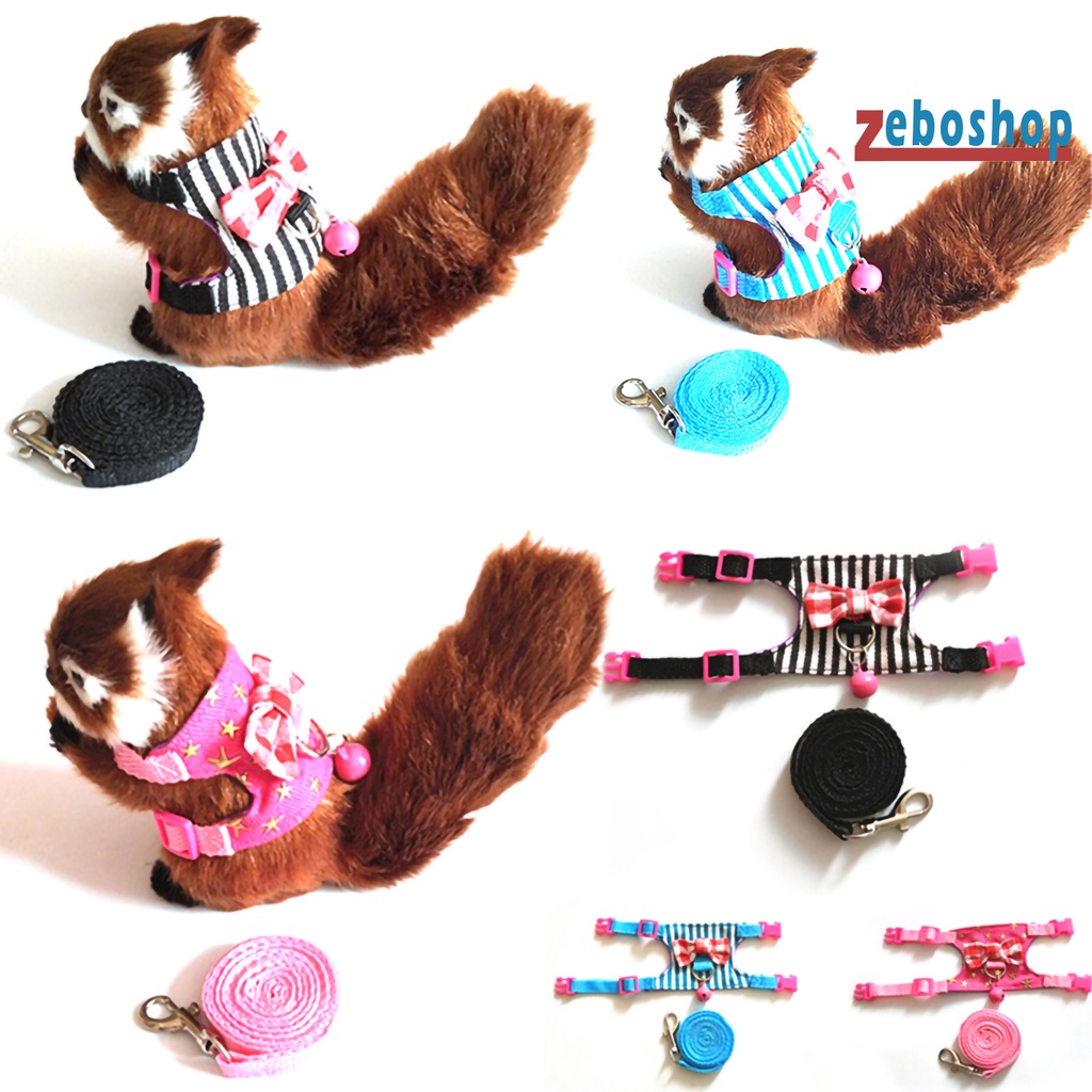 Dây Dắt Thú Cưng Đi Dạo Chất Liệu Denim Thiết Kế Nhỏ Nhắn Tùy Chỉnh Tiện Dụng Cho Thỏ