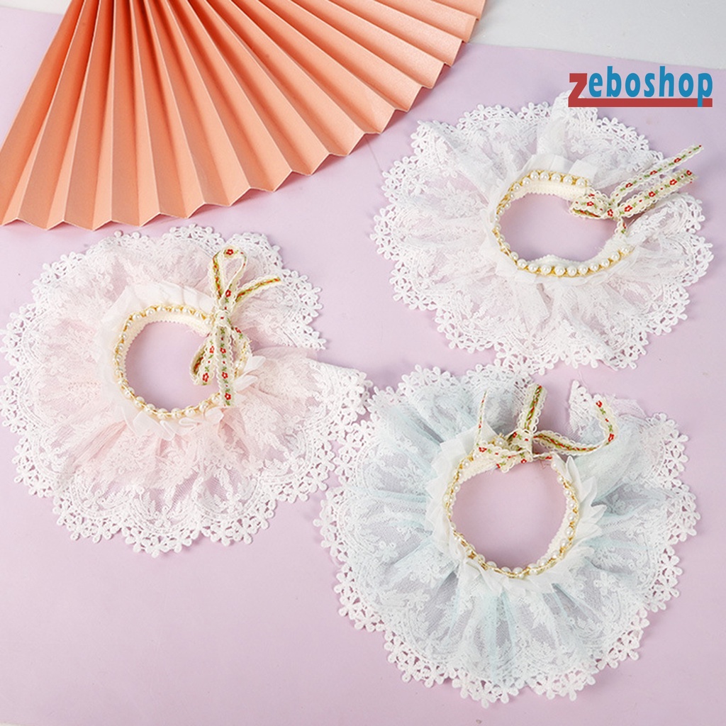 Vòng Cổ Ngọc Trai Giả Thân Thiện Với Da Trang Trí Cho Mèo Cưng