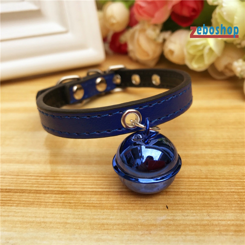 Vòng Cổ Giả Da Có Chuông Thời Trang Giáng Sinh Cho Thú Cưng