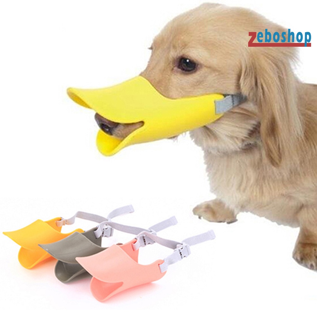 Zeboshop Rọ Mõm Chó Chống Cắn Hình Dạng Mỏ Vịt Có Thể Điều Chỉnh