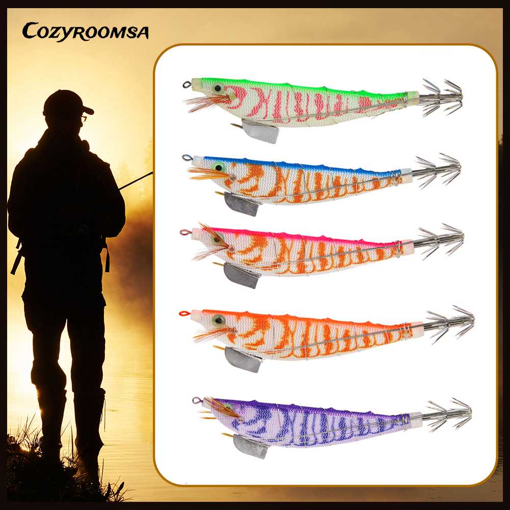 Mồi Câu Cá Giả Hình Tôm Chống Ăn Mòn 115mm