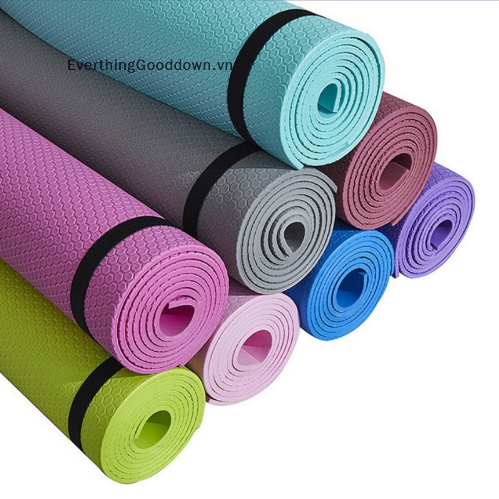 Everthinggooddown Thảm Tập yoga Dày 3MM-6MM Bằng Xốp EVA Thoải Mái Chống Trượt