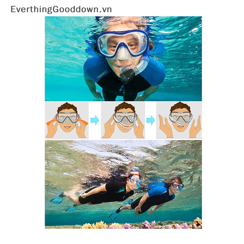 Everthinggood Bộ Mặt Nạ Lặn Chuyên Nghiệp Kèm Kính Bảo Hộ Chuyên Dụng
