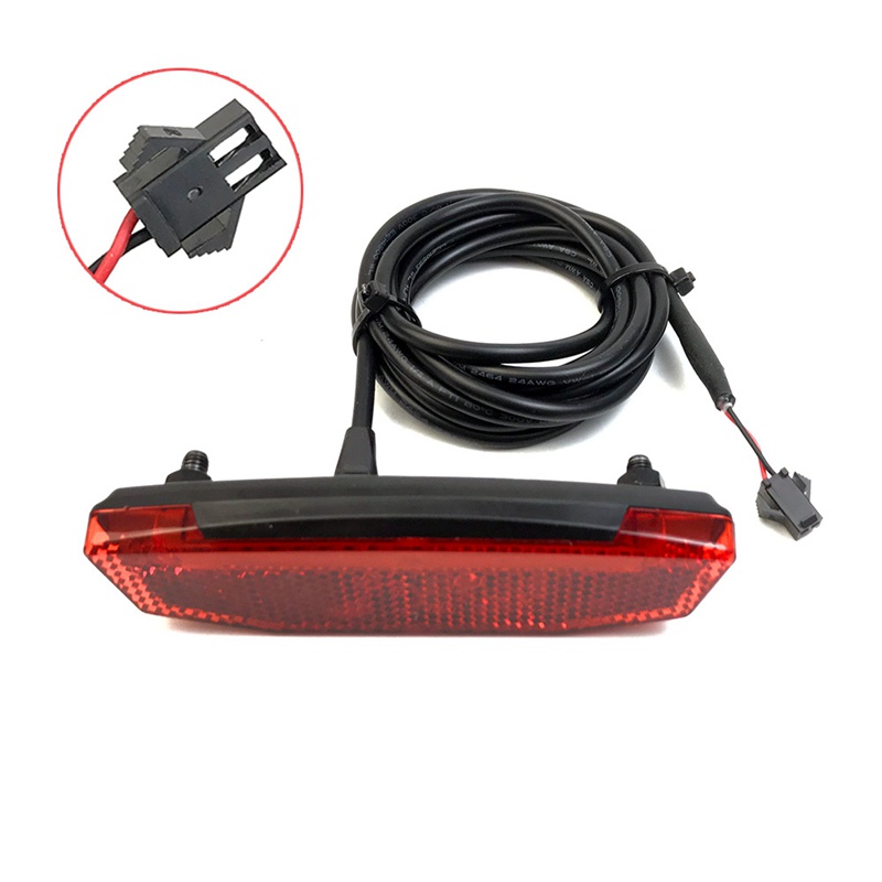 Đèn LED Cảnh Báo An Toàn Gắn Đuôi Xe Đạp Điện 6-60V