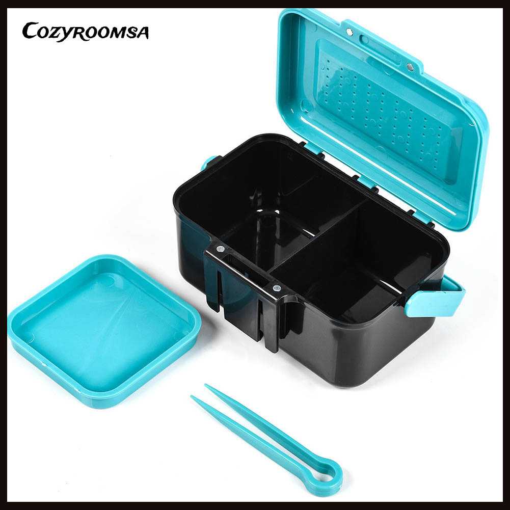 Hộp Đựng Mồi Câu Cá Bằng Nhựa ABS Thoáng Khí