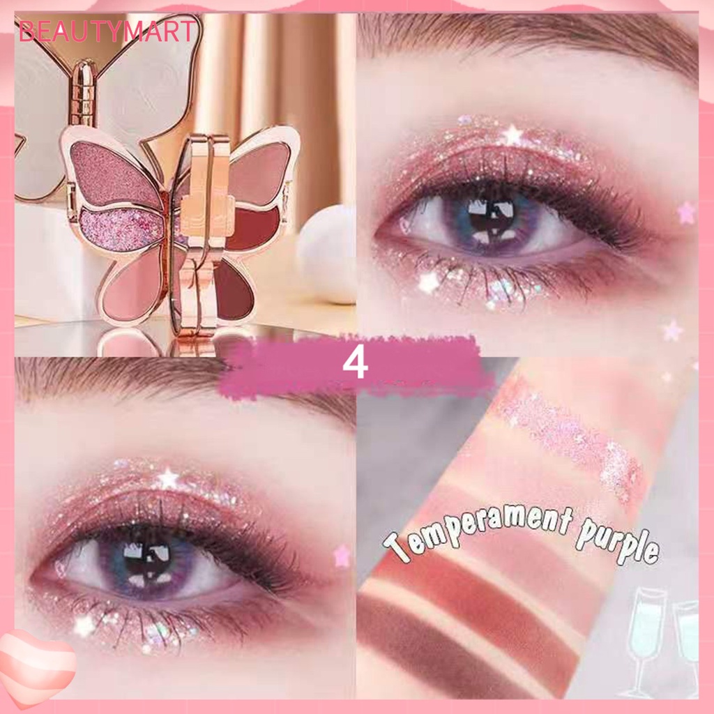 Bảng Phấn Mắt beautymart 12g Chống Thấm Nước Lấp Lánh Cao Cấp