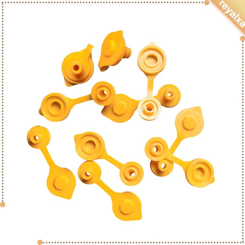 [Reyalxa] Set 10 Nắp Đậy Bình Xăng Xe Hơi Chống Rò Rỉ Dễ Lắp Đặt