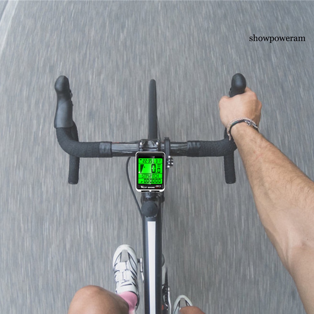 Đồng Hồ Đo Tốc Độ Không Dây 5 Ngôn Ngữ Độ Bền Cao Chống Nước Cho Xe Đạp