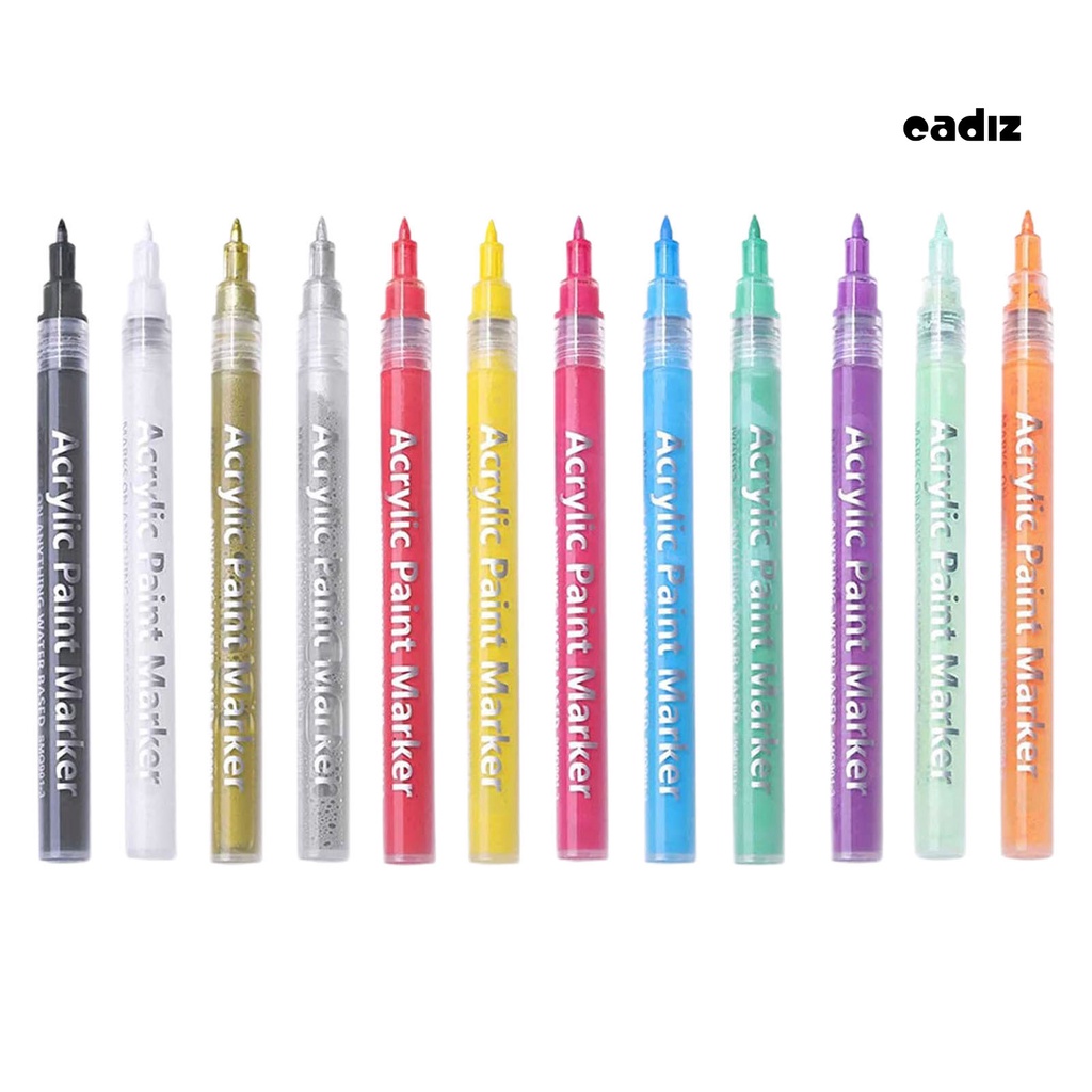 Bút Vẽ Móng Nghệ Thuật Nhanh Khô Chống Thấm Nước Họa Tiết Hoa Chuyên Dụng Cho Salon