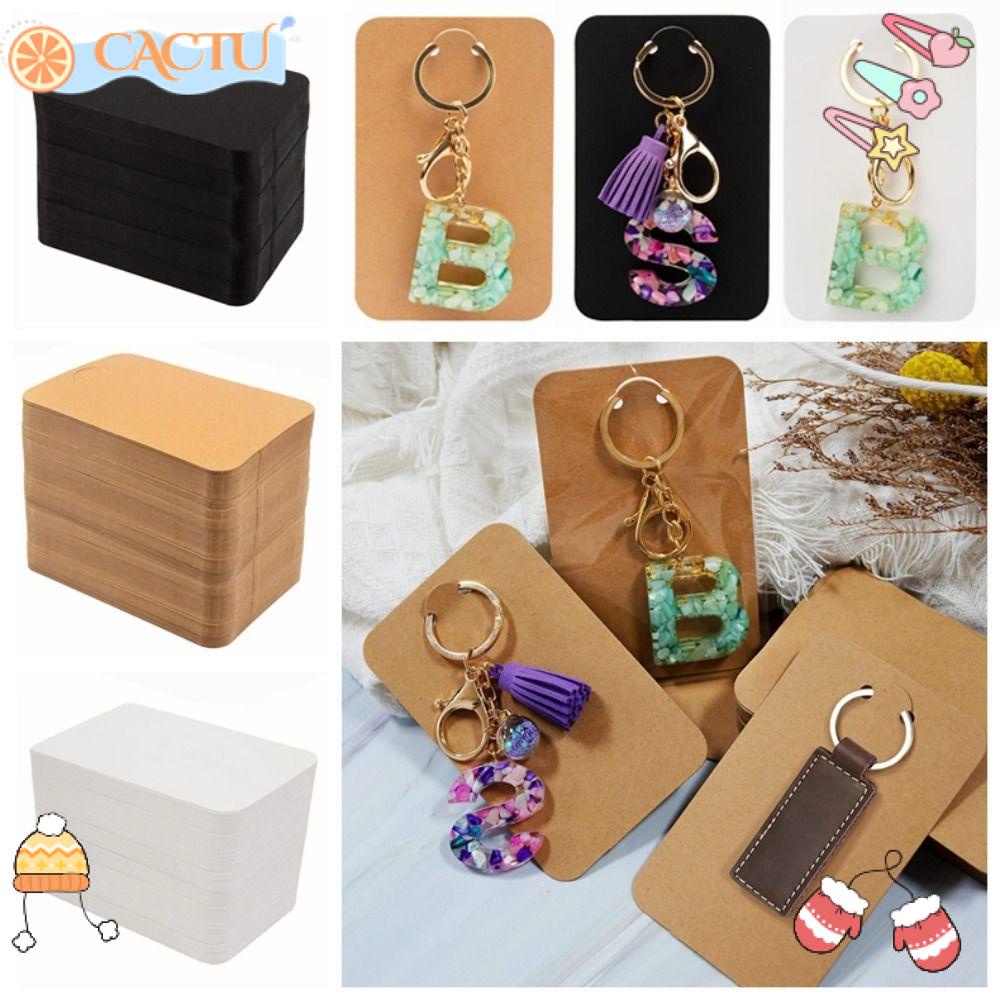Bộ 100 Móc Khóa Hai Mặt 7.5cm * 12cm Dùng Làm Quà Tặng Giá Đỡ