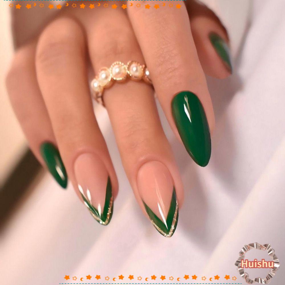 Bộ Móng Tay Giả Dạng Nhấn Phong Cách Pháp DIY