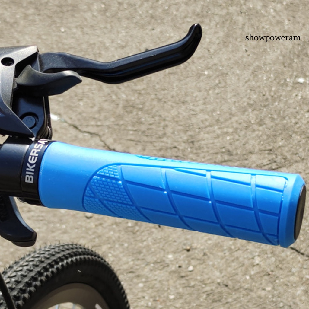 1 Cặp Vỏ Bọc Tay Lái Xe Đạp Bằng Hợp Kim Nhôm Mềm Mại Chống Trượt Chống Sốc