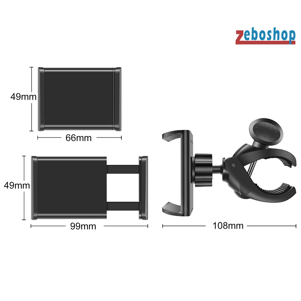 Giá Đỡ Điện Thoại Gắn Tay Lái Xe Đạp Chống Rung Lắc Thông Dụng