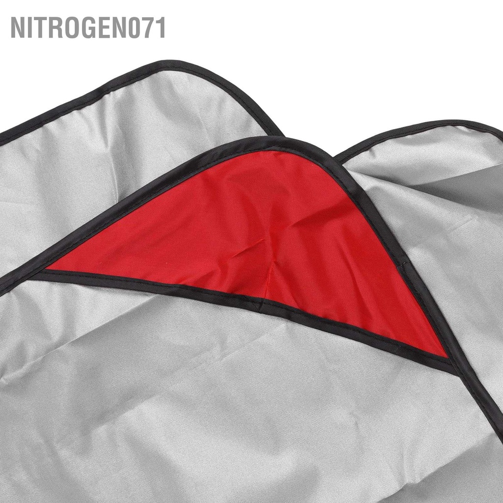 Nitrogen071 Vải Oxford Ngoài Trời Xoay Tán Vườn Sân Chống Nước Hình Hoa Đính Đá Bụi Nắp Trên 210D Tráng Bạc Ban Công