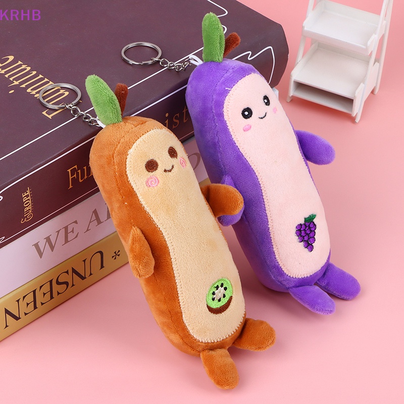 Móc Khóa Hình Trái Cây Nhồi Bông 20CM Dễ Thương Mới