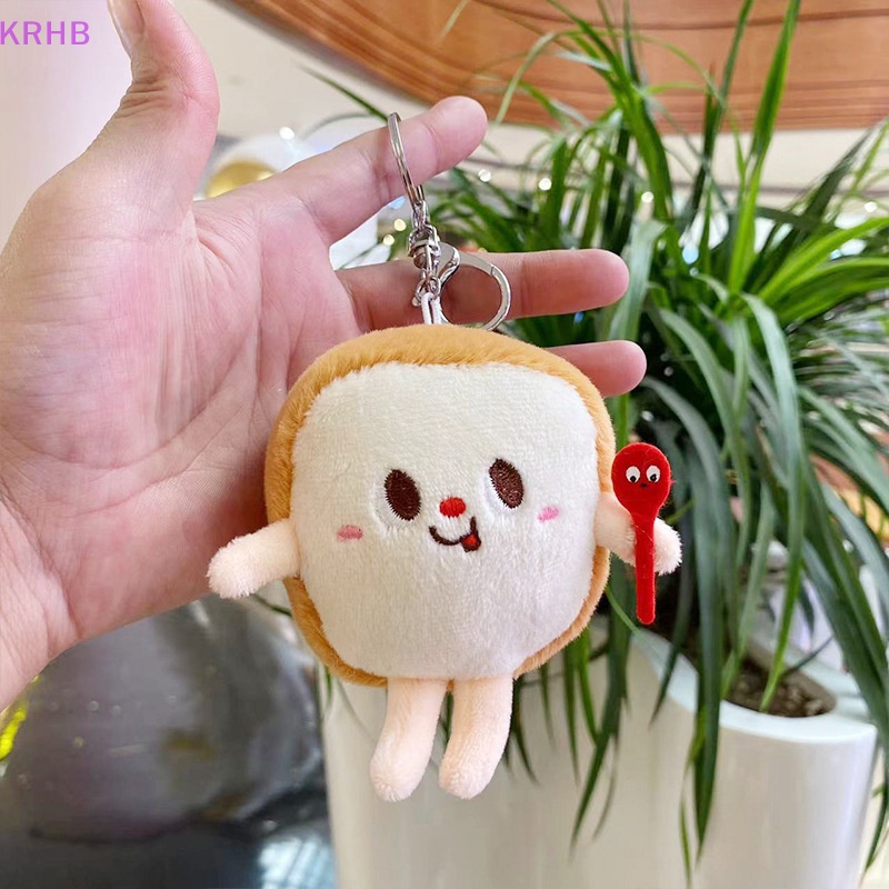 Móc Khóa Nhồi Bông Hình Đồ Ăn Xinh Xắn Mới