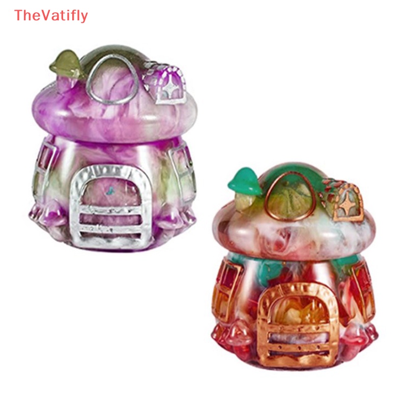 [Thevalifly] Khuôn Silicone Làm Hộp Đựng Lọ Nấm Khô Bằng Resin Gypsum