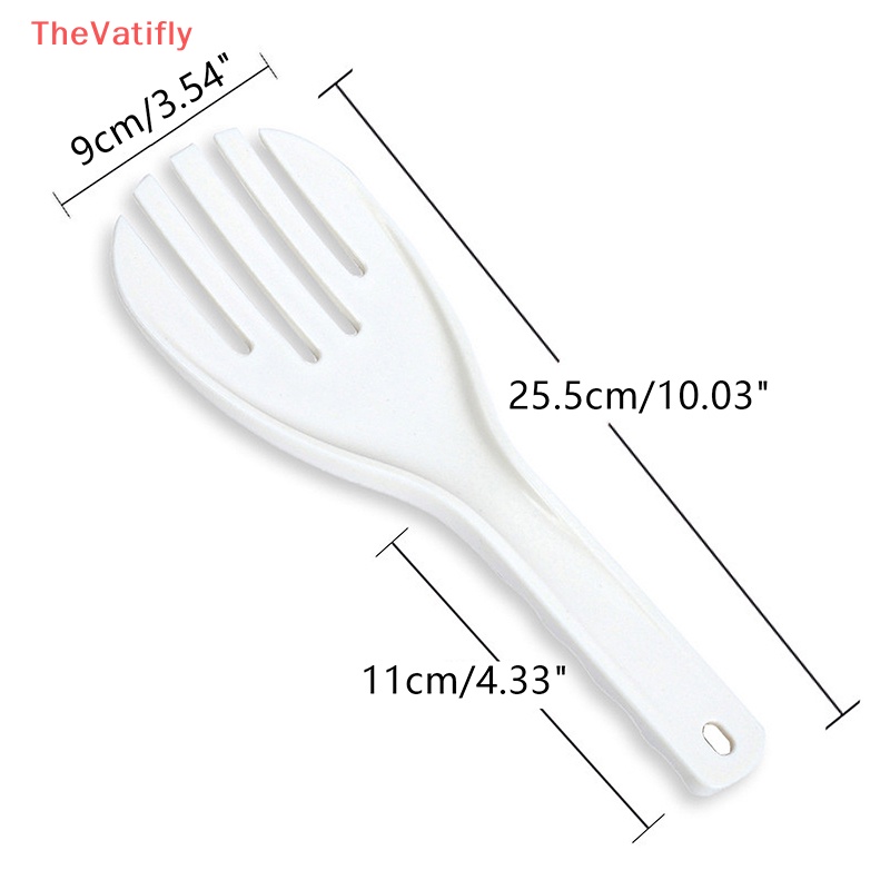 [Thevalifly] Muỗng Nhựa Dày Không Dính Ăn Cơm Cuộn Bằng Tay Cho Nhà Bếp