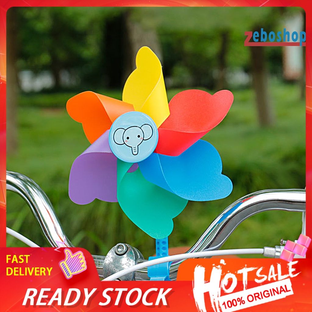 Cánh Quạt Linh Hoạt Nhiều Màu Sắc Gắn Tay Lái Xe Đạp Trẻ Em
