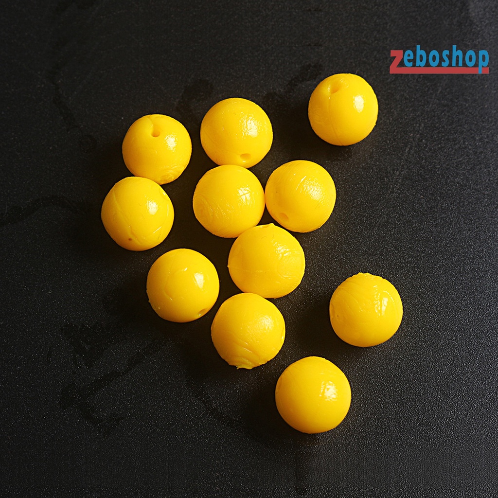Hạt Xỏ Mồi Câu Cá 8 / 10 / 14mm Mùi Hương Bắp Bằng Silicone Tái Sử Dụng Linh Hoạt Lâu Phai