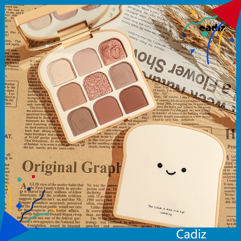 Bảng Phấn Mắt Trang Điểm Lấp Lánh Lâu Trôi Không Gây Kích Ứng Làm Sáng Da Dành Cho Nữ