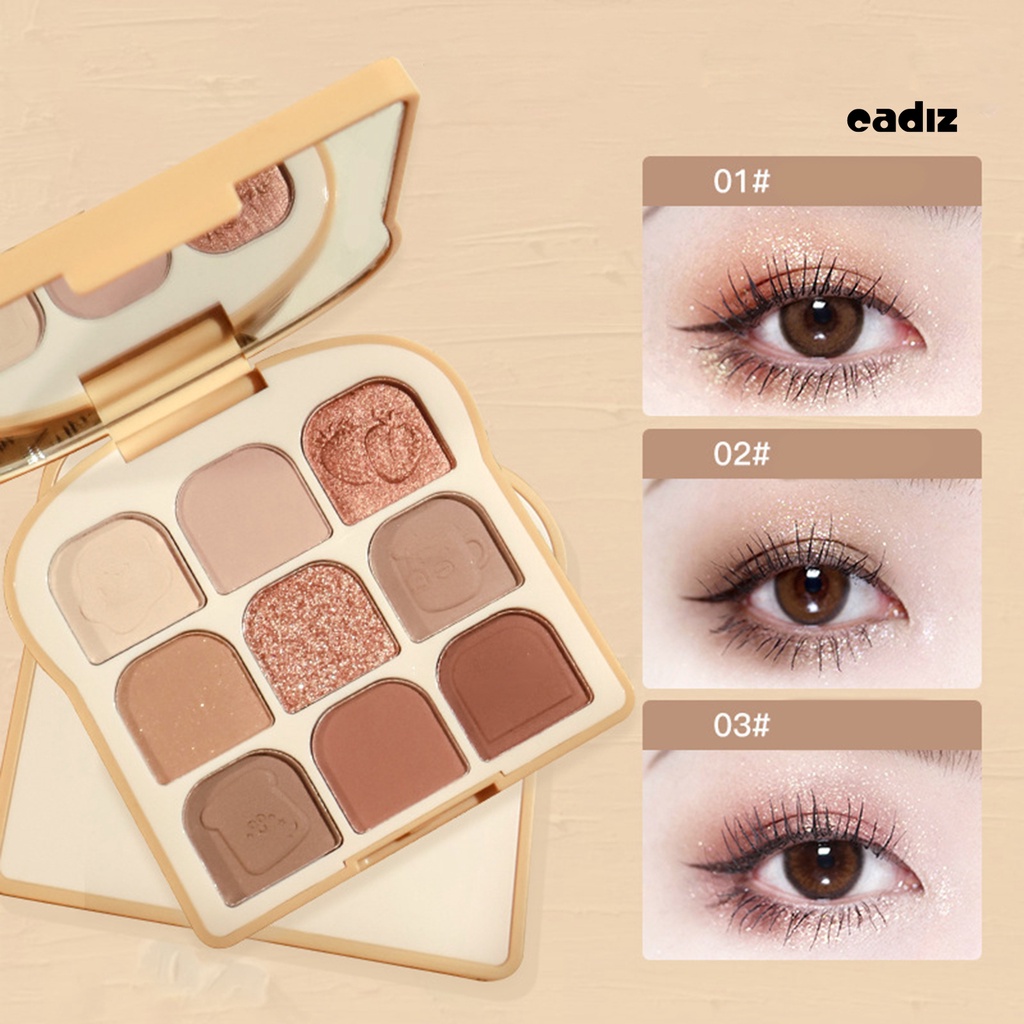 Bảng Phấn Mắt Trang Điểm Lấp Lánh Lâu Trôi Không Gây Kích Ứng Làm Sáng Da Dành Cho Nữ