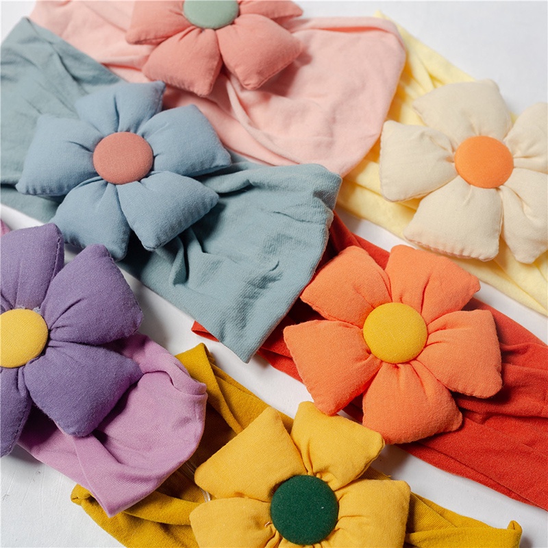 Set 2 Băng Đô Hoa Dễ Thương Cho Bé Gái