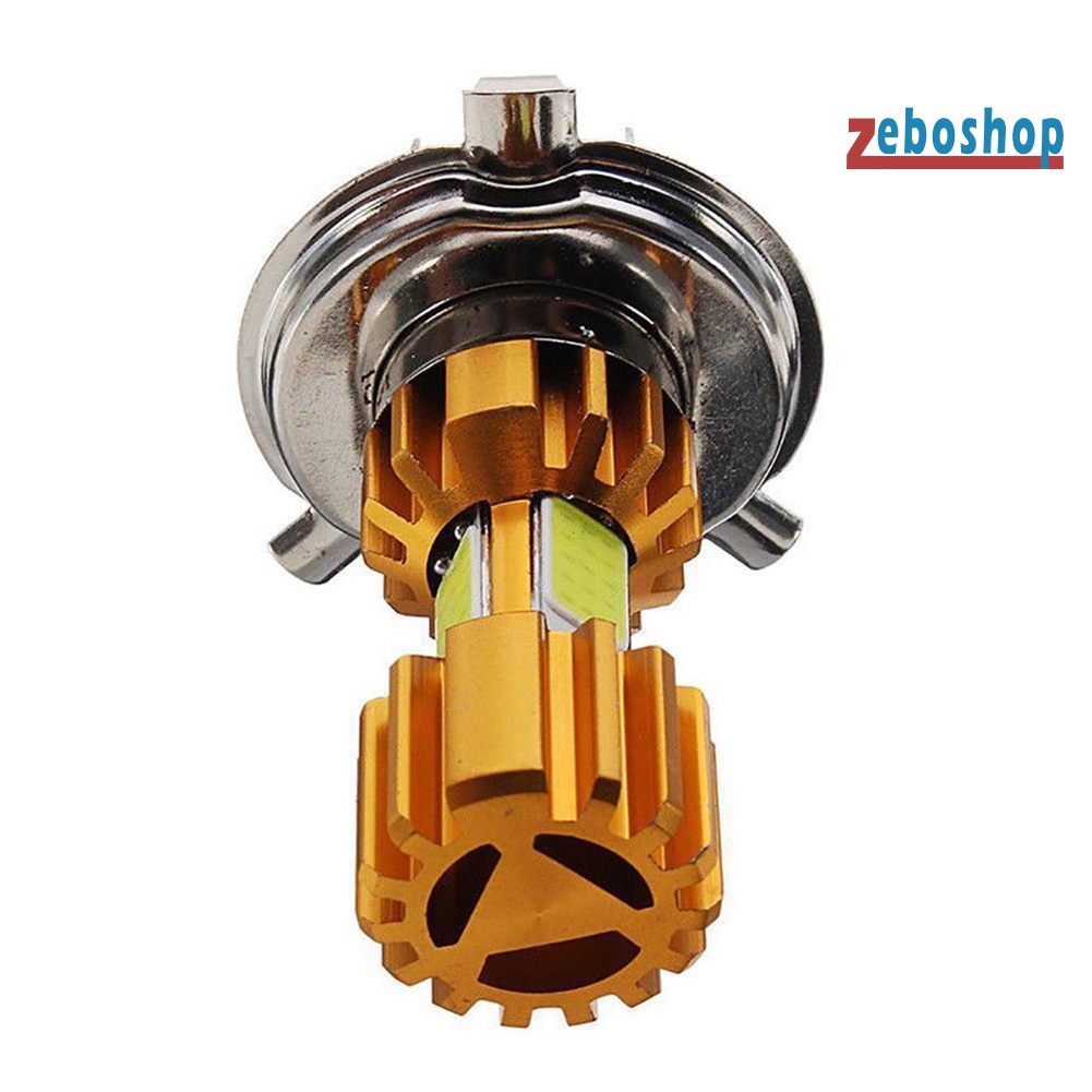 1 Đèn Pha LED H4 COB 12V Siêu Sáng Chất Lượng Cao Cho Xe Mô Tô