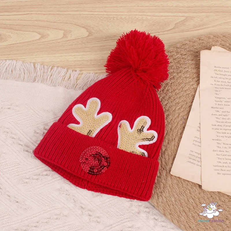 Mũ Ông Già Noel Mềm Mại Giữ Ấm Cho Bé