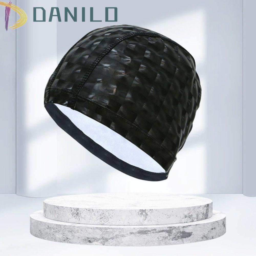 Danilo Mũ Bơi Bằng Vải PU Siêu Mỏng Chống Thấm Nước Dành Cho Người Lớn