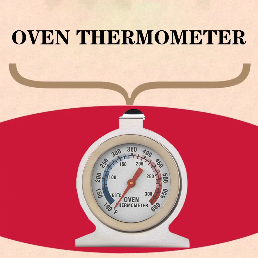 =Christmas=Cooking Food Meat Dial Stainless Steel Oven Thermometer Temperature Gauge
