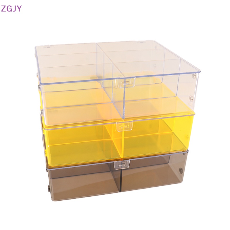 Hộp Đựng Mô Hình Trưng Bày 6 Mẫu Bằng Nhựa Trong Suốt DIY Mới