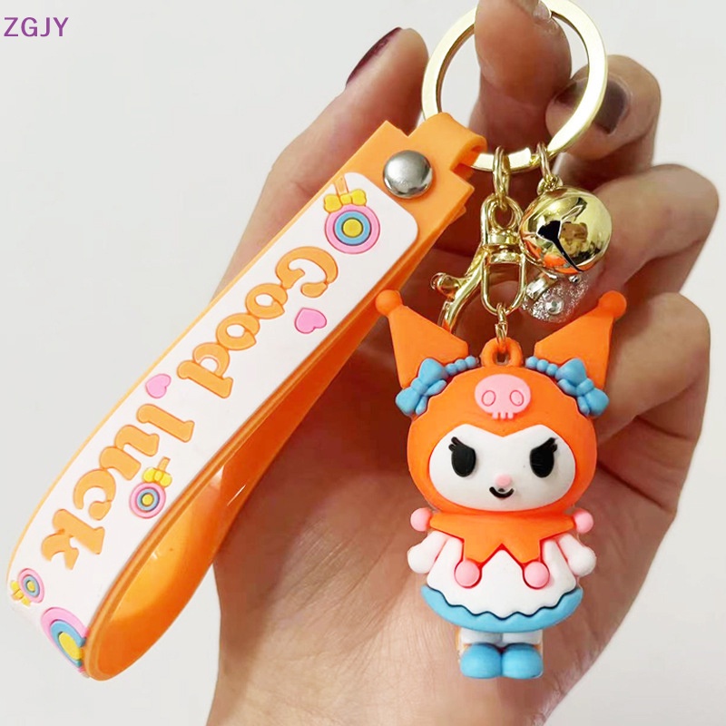 Móc Khóa Hình Búp Bê Kuromi Melody ZGJY Sanrio Dễ Thương Mới