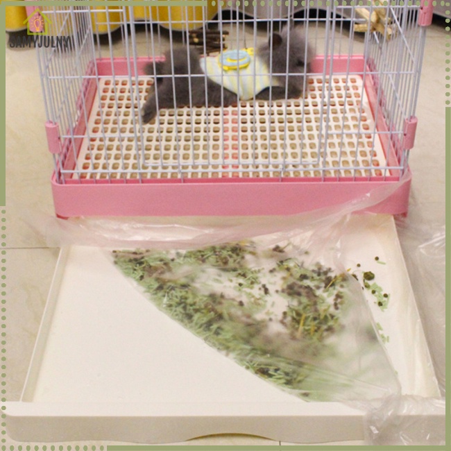 Set 10 Tấm Phim Dày Dặn Dùng Một Lần Bọc Khung Gầm Thú Cưng / Thỏ / Heo Guinea