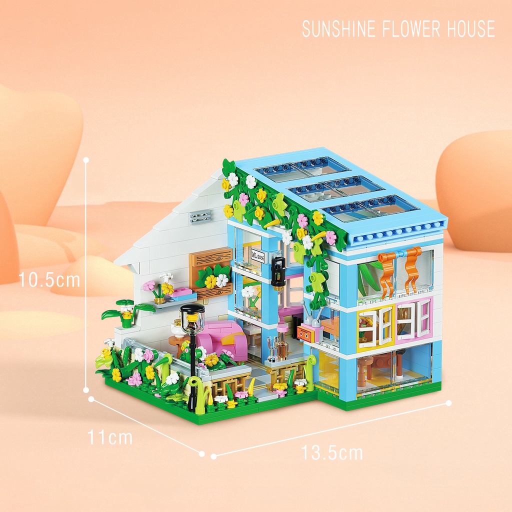 Bộ Đồ Chơi lego nhà Lắp Ráp Mô Hình Thành Phố Quà tặng giáo dục cho trẻ em giúp phát triển