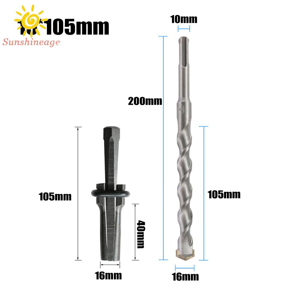 Bộ 2 Đầu Cắm Tách Đá Granite Bền Bỉ Kèm Mũi Khoan