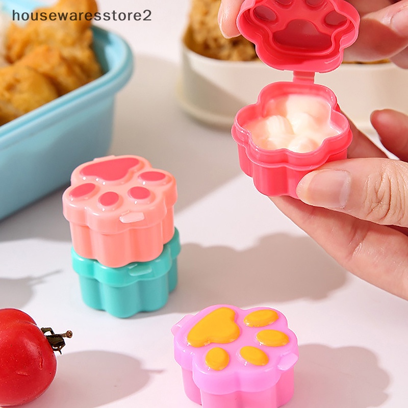1 Lọ Đựng Sốt Mini Hình Chân Mèo Chống Rò Rỉ