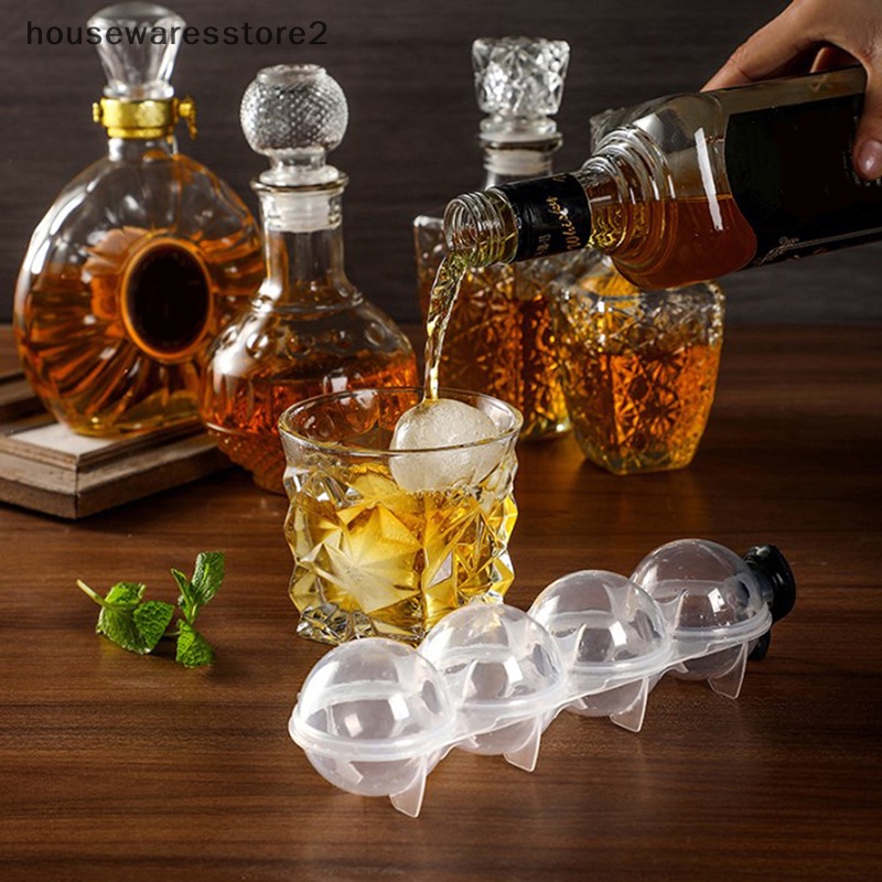 [Housewarestore2] Khuôn Làm Đá Viên / Kẹo Cocktail Bằng Silicon Màu Đen Phù Hợp Cho Nhà Bếp
