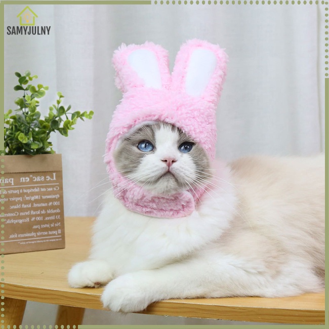 Mũ Tai Thỏ Đạo Cụ Chụp Ảnh Cho Thú Cưng Cỡ Nhỏ / Vừa / Nhỏ
