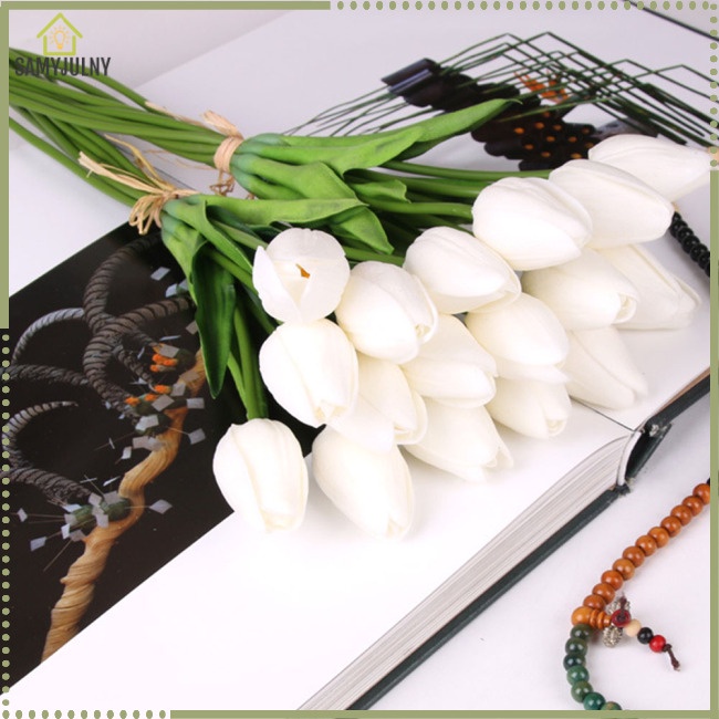 1 Bông Hoa Tulip PU Nhân Tạo Trang Trí Nhà Cửa / Tiệc Cưới