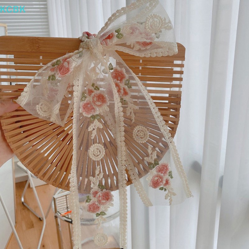 Vải Tuyn Phối Ren Lưới Họa Tiết Hoa Dùng Để Trang Trí Váy Cưới