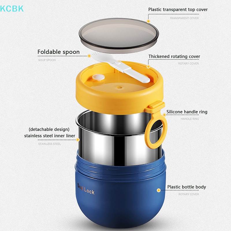 Hộp Đựng Cơm Trưa Giữ Nhiệt Cao Cấp 600ML