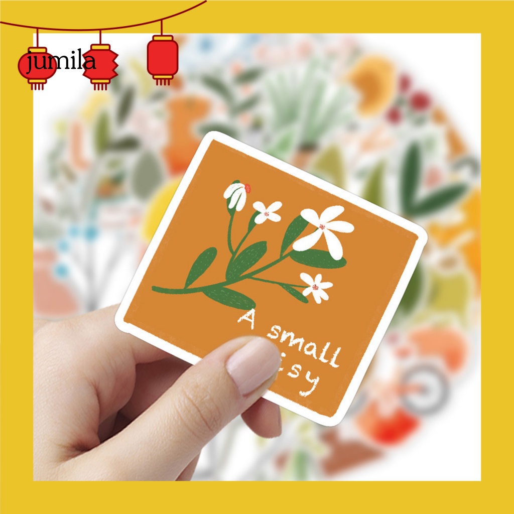 Bộ 60 Miếng Dán PVC Chống Nước Họa Tiết Graffiti Dễ Thương Dùng Trang Trí Laptop / Điện Thoại