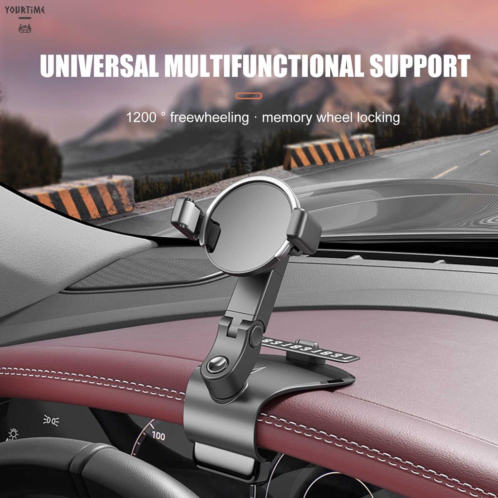 Giá Đỡ Điện Thoại Đa Năng Gắn Kính Chiếu Hậu Xe Ô Tô