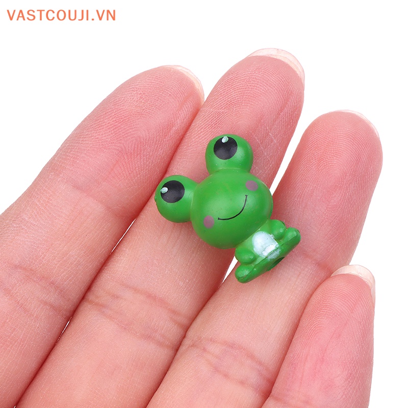 Set 2 Đồ trang trí Chú Ếch VASTJI Mini Dễ Thương Dùng Để Trang Trí