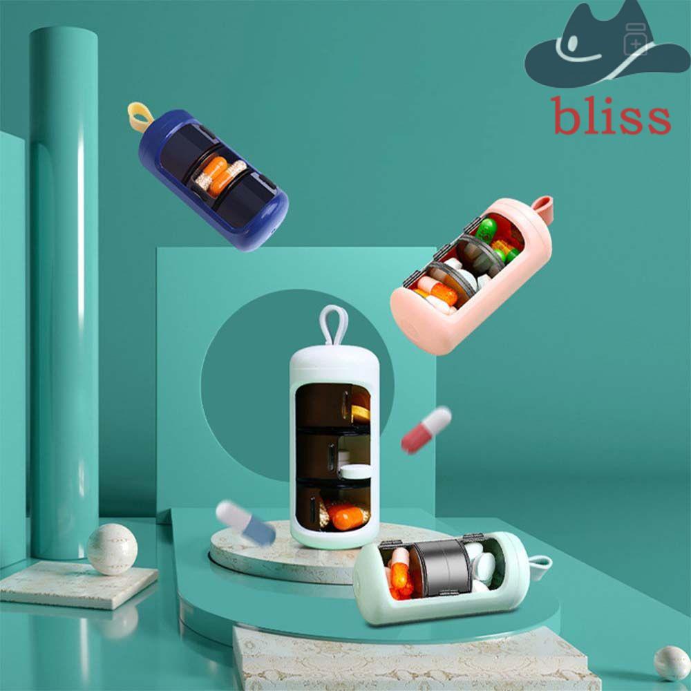 Hộp Đựng Thuốc Mini Chia Ngăn Bằng Nhựa Tiện Dụng Ốp