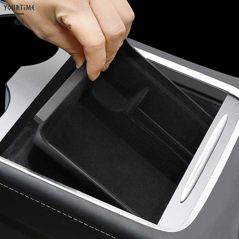 Set 3 Hộp Đựng Vật Dụng Bệ Tì Tay Cho Tesla Model 3 Y 2021-2022