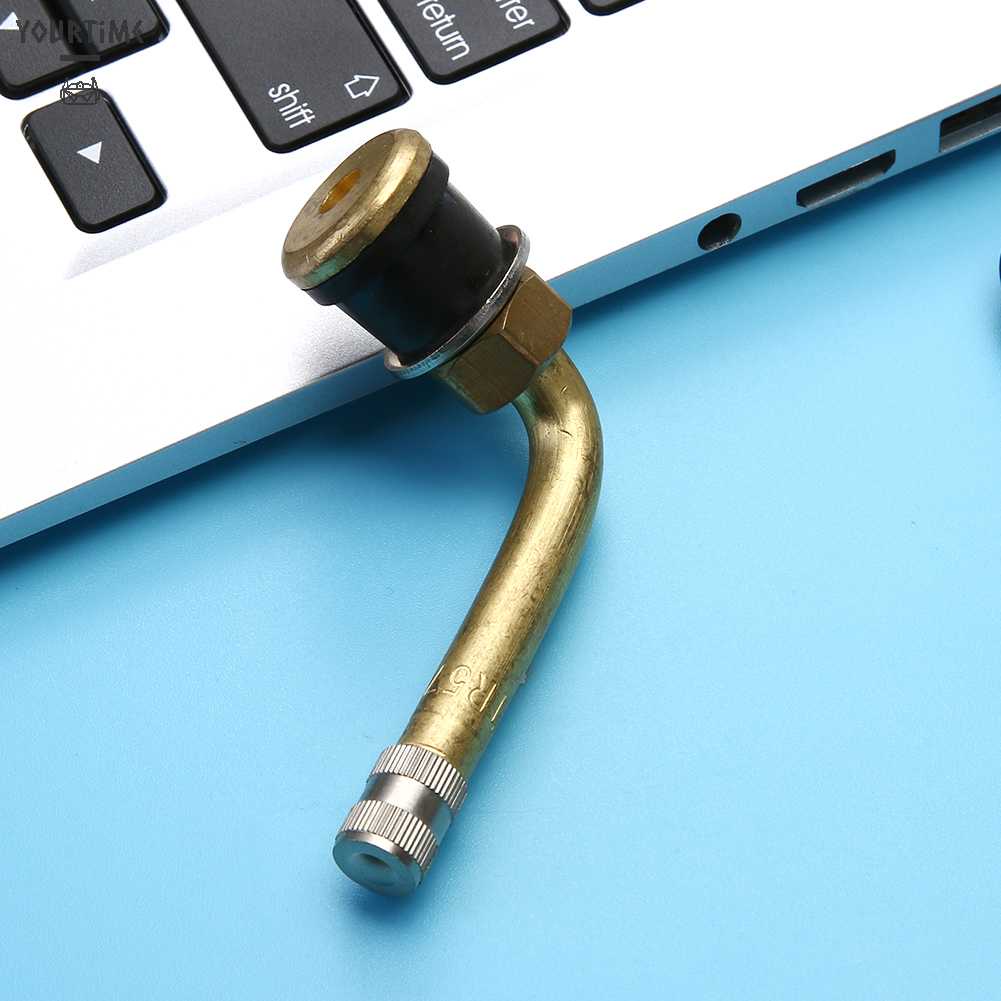 Van Bánh Xe Tải TR570C Bằng Đồng Thau Uốn Cong 90 Độ