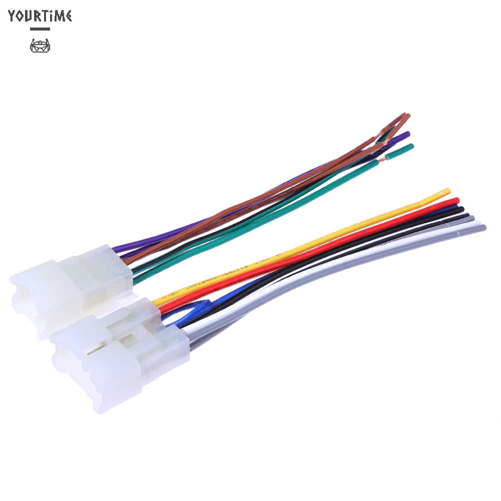 Bộ 2 Dây Cáp Chuyển Đổi Đầu CD Radio Cho Xe Toyota